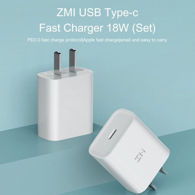 อะแดปเตอร์ชาร์จเร็ว Xiaomi Youpin ZMI 20W Type-C / USB-C ปลั๊กสหรัฐอเมริกา