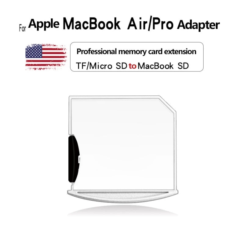 อะแดปเตอร์ Micro SD / TF Card เป็น SD สำหรับ MacBook Air / Pro รองรับสูงสุด 512GB, 512GB