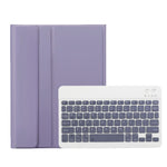 สำหรับ iPad 11 2025 / รุ่นที่ 10 10.9 2022 A10B เคสแท็บเล็ตหนังคีย์บอร์ดบลูทูธบางพิเศษผิวสัมผัสหนังลูกแกะ พร้อมช่องใส่ปากกา, A10B