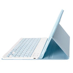 สำหรับ iPad 11 2025 / รุ่นที่ 10 10.9 2022 A10B เคสแท็บเล็ตหนังคีย์บอร์ดบลูทูธบางพิเศษผิวสัมผัสหนังลูกแกะ พร้อมช่องใส่ปากกา, A10B