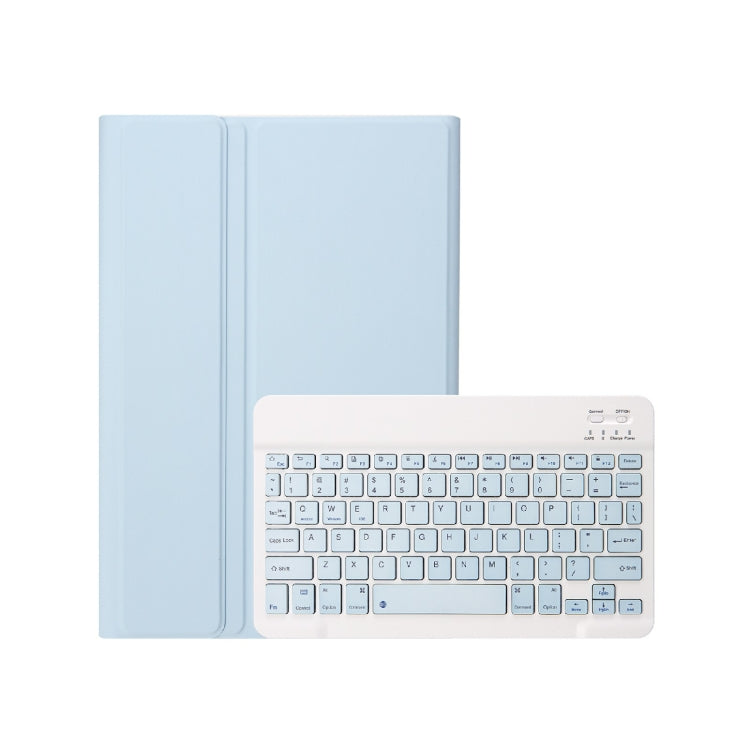 สำหรับ iPad 11 2025 / รุ่นที่ 10 10.9 2022 A10B เคสแท็บเล็ตหนังคีย์บอร์ดบลูทูธบางพิเศษผิวสัมผัสหนังลูกแกะ พร้อมช่องใส่ปากกา, A10B