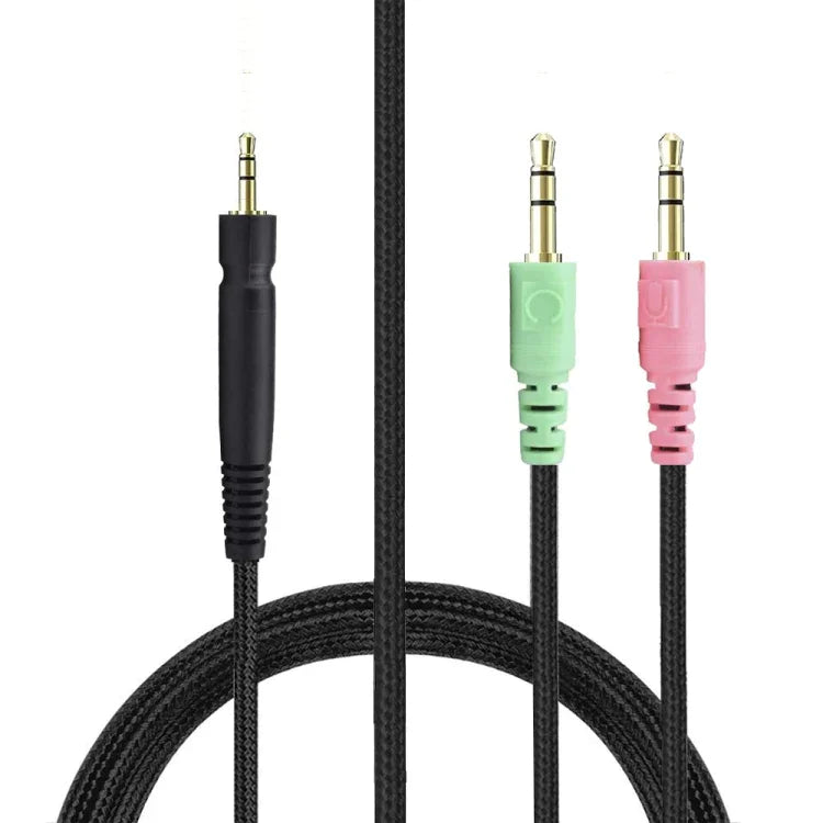 สายหูฟังเกมเวอร์ชัน PC ZS0076 สำหรับ Sennheiser PC 373D GSP350 GSP500 GSP600 G4ME ONE GAME ZERO, เวอร์ชัน PC