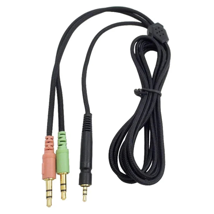 สายหูฟังเกมเวอร์ชัน PC ZS0076 สำหรับ Sennheiser PC 373D GSP350 GSP500 GSP600 G4ME ONE GAME ZERO, เวอร์ชัน PC