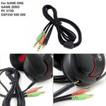 สายหูฟังเกมเวอร์ชัน PC ZS0076 สำหรับ Sennheiser PC 373D GSP350 GSP500 GSP600 G4ME ONE GAME ZERO, เวอร์ชัน PC
