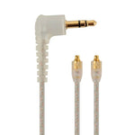 สายเสียงหูฟังรหัส ZS0089 สำหรับ Shure SE535 SE215 UE900 W40 SE425, ZS0089 สีขาว
