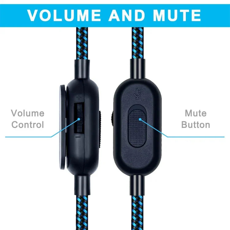 ZS0162 Wired Control Version Gaming Headset Audio Cable for Logitech Astro A10 A40 A30, Wired Control Version