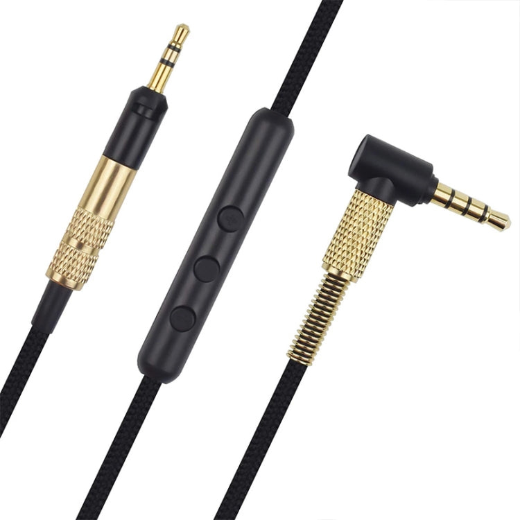 ZS0010 สายหูฟังควบคุมแบบมีสาย 3.5mm เป็น 2.5mm สำหรับ Sennheiser HD518 HD558 HD598 HD579 559, รุ่นควบคุมแบบมีสาย