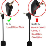 ZS0201 ไมโครโฟนเปลี่ยนสำหรับหูฟังคอมพิวเตอร์ HyperX Cloud Alpha S