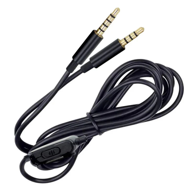 ZS0086 สายเสียงหูฟังเกมมิ่งรุ่นควบคุมเสียงสำหรับ Logitech Astro A10 A40 A30, รุ่นควบคุมเสียง