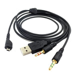 ZS0224 สายเสียงหูฟัง 3 ขา สำหรับ SteelSeries Arctis 3 / 5 / 7 / Pro, ZS0224