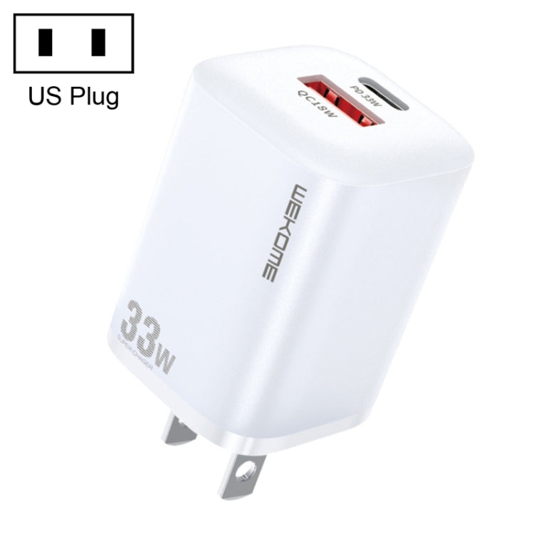 WK WP-U140 ชาร์จเร็ว 33W Power Series USB+USB-C/Type-C สเปค: ปลั๊ก US 33W