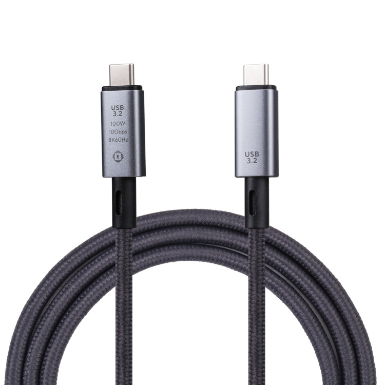 สายเคเบิลวิดีโอ 10Gbps 8K USB-C/Type-C ถึง USB-C/Type-C รองรับ USB 3.2 ความยาว: 1m, 10Gbps Type-C ถึง Type-C