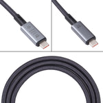 สายเคเบิลวิดีโอ 10Gbps 8K USB-C/Type-C ถึง USB-C/Type-C รองรับ USB 3.2 ความยาว: 1m, 10Gbps Type-C ถึง Type-C