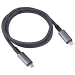 สายเคเบิลวิดีโอ 40Gbps 8K USB-C/Type-C ถึง USB-C/Type-C รองรับ USB 4 ความยาว: 1m, 40Gbps Type-C ถึง Type-C