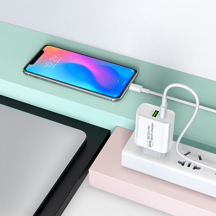 สายชาร์จเร็ว 20W 9V/2A USB-C / Type-C เป็น 8 Pin สำหรับ iPhone, iPad ความยาวสาย: 1 ม., 20W 9V/2A