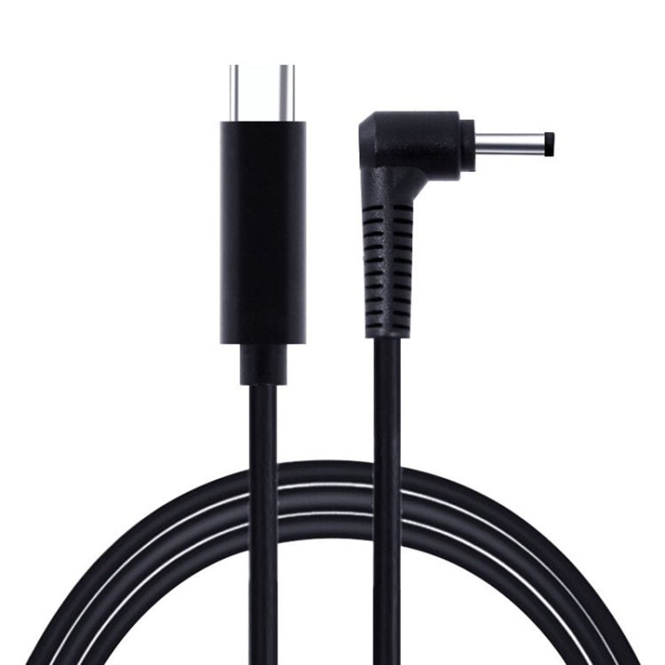 สายชาร์จแล็ปท็อป USB-C / Type-C เป็น 4.0 x 1.7 มม. ความยาวสายประมาณ 1.5 ม., Type-C เป็นหัวกระสุน 4.0 x 1.7 มม.