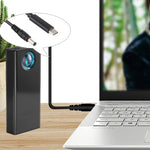 สายชาร์จพาวเวอร์แล็ปท็อป USB-C / Type-C เป็น 5.5 x 2.1 มม. ความยาวสายประมาณ 1.5 เมตร Type-C เป็น 5.5 x 2.1 มม.
