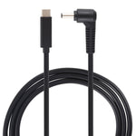 สายชาร์จพาวเวอร์แล็ปท็อป USB-C / Type-C เป็น 4.0 x 1.35 มม. ความยาวสายประมาณ 1.5 เมตร Type-C เป็น 4.0 x 1.35 มม.