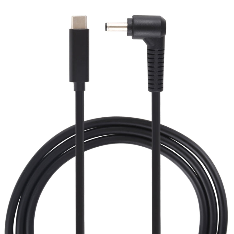 สายชาร์จพาวเวอร์แล็ปท็อป USB-C / Type-C เป็น 4.0 x 1.35 มม. ความยาวสายประมาณ 1.5 เมตร Type-C เป็น 4.0 x 1.35 มม.