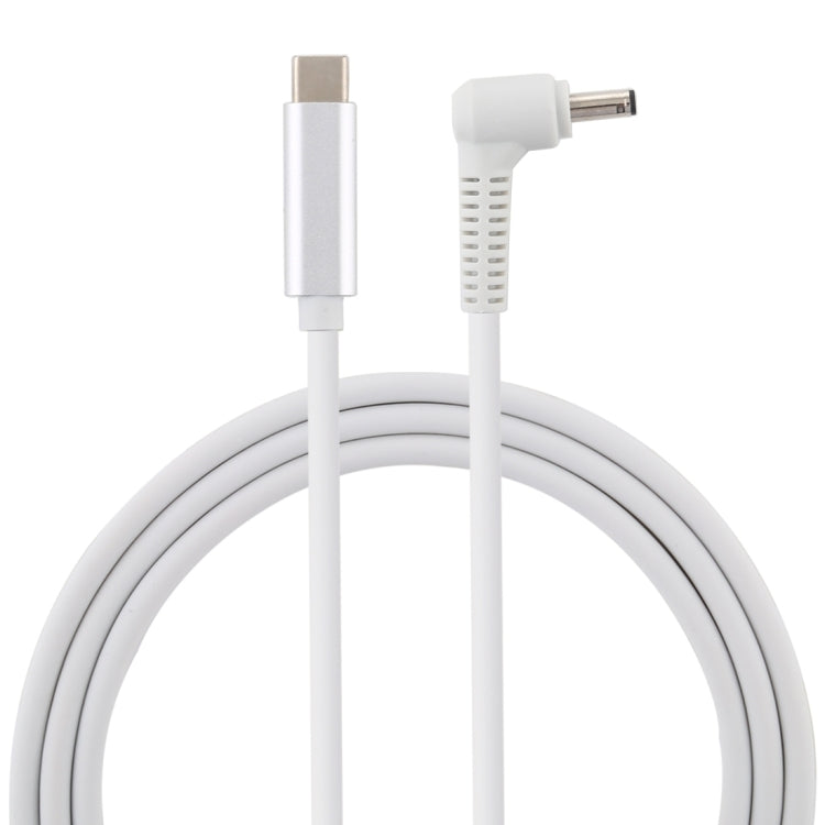 สายชาร์จพาวเวอร์แล็ปท็อป USB-C / Type-C เป็น 4.0 x 1.35 มม. ความยาวสายประมาณ 1.5 เมตร Type-C เป็น 4.0 x 1.35 มม.