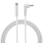 สายชาร์จพาวเวอร์แล็ปท็อป USB-C / Type-C เป็น 4.0 x 1.35 มม. ความยาวสายประมาณ 1.5 เมตร Type-C เป็น 4.0 x 1.35 มม.