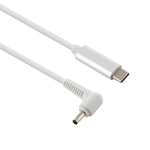 สายชาร์จพาวเวอร์แล็ปท็อป USB-C / Type-C เป็น 4.0 x 1.35 มม. ความยาวสายประมาณ 1.5 เมตร Type-C เป็น 4.0 x 1.35 มม.