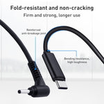 สายชาร์จพาวเวอร์แล็ปท็อป USB-C / Type-C เป็น 4.0 x 1.35 มม. ความยาวสายประมาณ 1.5 เมตร Type-C เป็น 4.0 x 1.35 มม.