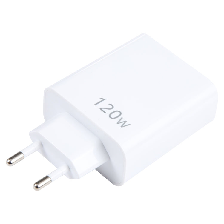 ที่ชาร์จพอร์ตคู่ PD Type-C 120W + USB 3 ช่อง, ปลั๊ก EU, ปลั๊ก EU