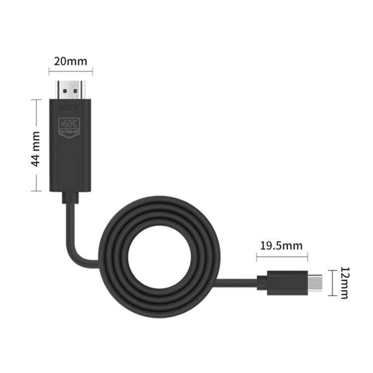 สาย USB-C / Type-C 4K 30Hz HDTV Onten UC503 รุ่น UC503