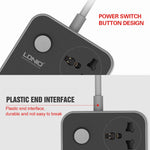 LDNIO SC3604 ปลั๊กไฟอเนกประสงค์สำหรับเดินทาง ที่บ้าน และสำนักงาน 6 พอร์ต USB, ความยาวสาย: 2 เมตร, ปลั๊กแบบ US, รุ่น SAS8611AUK, SAS8611AUS, SAS8611BUK, SAS8611BUS, SAS8611EU