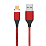 M11 5A สายข้อมูลแม่เหล็กถักไนลอน USB เป็น Micro USB ความยาวสาย: 2m, Micro USB