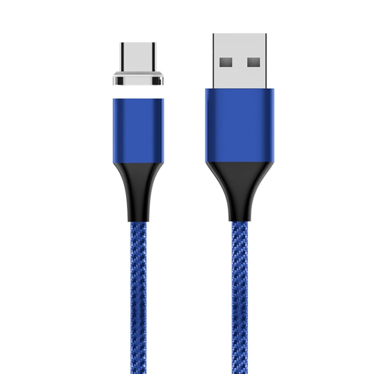 M11 5A สายข้อมูลแม่เหล็กถักไนลอน USB เป็น USB-C / Type-C ความยาวสาย: 2m, USB-C / Type-C