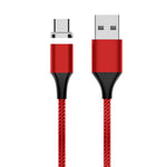 M11 5A สายข้อมูลแม่เหล็กถักไนลอน USB เป็น USB-C / Type-C ความยาวสาย: 2m, USB-C / Type-C