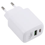 ชาร์จเดินทาง LZ-215A+C 20W QC 3.0 USB + PD 3.0 USB-C / Type-C ปลั๊กยุโรป