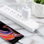 ชาร์จเดินทาง LZ-215A+C 20W QC 3.0 USB + PD 3.0 USB-C / Type-C ปลั๊กยุโรป