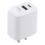 ชาร์จเดินทาง LZ-215A+C 20W QC 3.0 USB + PD 3.0 USB-C / Type-C ปลั๊กสหรัฐอเมริกา