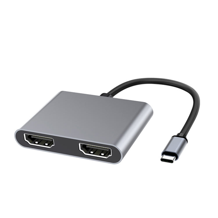 แท่นต่อ 2 in 1 USB-C / Type-C เป็น Dual HDMI HUB