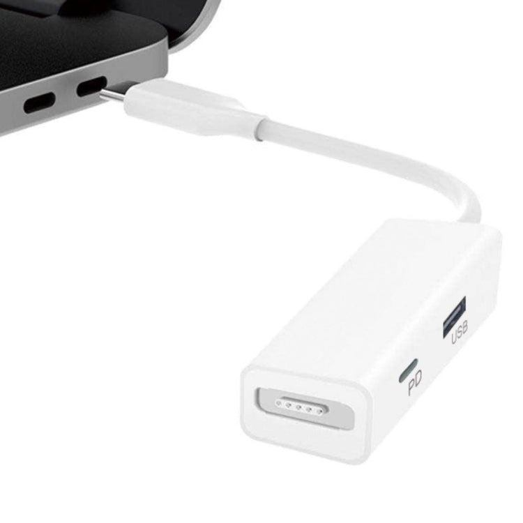 อะแดปเตอร์แปลง 3 in 1 MagSafe 1 / 2 + พอร์ต PD + USB เป็น USB-C / Type-C