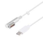 สายชาร์จและส่งข้อมูล USB-C / Type-C ตัวผู้เป็น 5 Pin MagSafe 1 (รูป L-Lip) ตัวผู้ สำหรับ MacBook