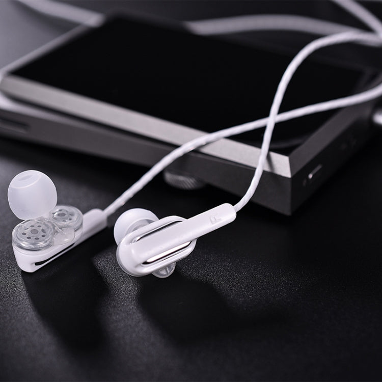 หูฟัง QKZ CK3 HIFI แบบใส่ในหูสี่ยูนิตสำหรับฟังเพลง