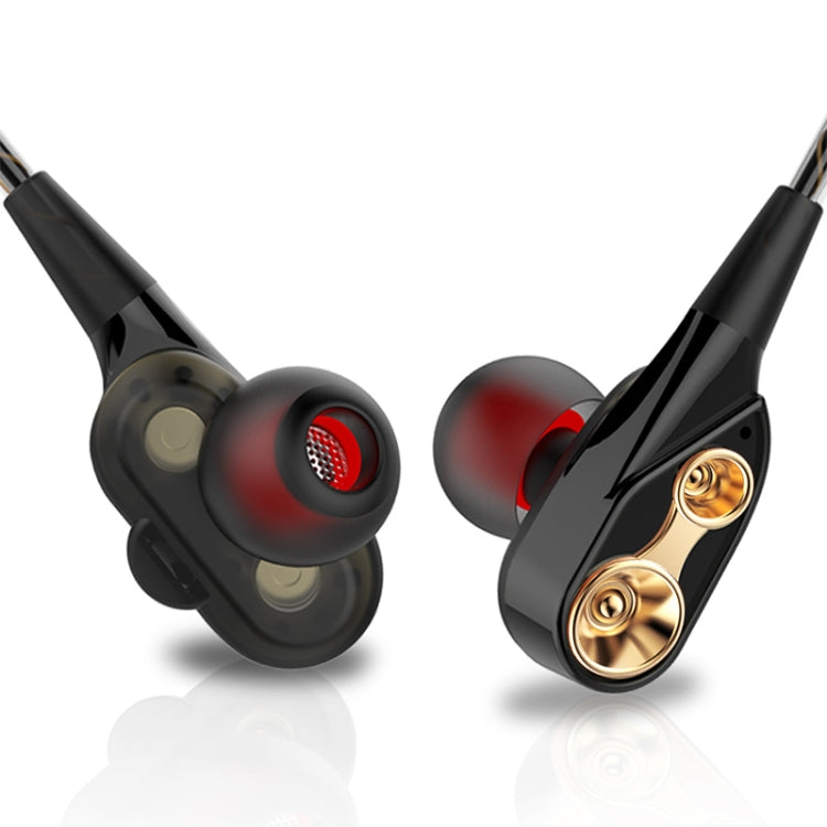 หูฟังสปอร์ต QKZ CK8 HiFi แบบอินเอียร์สี่ยูนิต