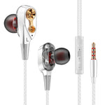 หูฟังสปอร์ต QKZ CK8 HiFi แบบอินเอียร์สี่ยูนิต