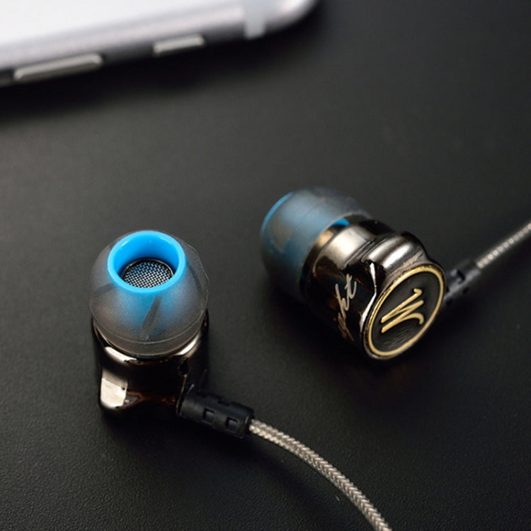 หูฟัง QKZ DM7 คุณภาพสูง แบบใส่ในหู โลหะทั้งหมด สำหรับกีฬาและฟังเพลง, รุ่นพื้นฐาน