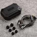 หูฟัง QKZ DM9 คุณภาพสูง แบบใส่ในหู โลหะทั้งหมด สำหรับกีฬาและฟังเพลง, รุ่นมีไมโครโฟน