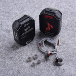 หูฟัง QKZ EQ1 CNC โลหะครีบฉลาม สำหรับกีฬาและฟังเพลง, รุ่นมีไมโครโฟน