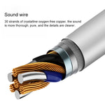 หูฟัง QKZ EQ1 CNC โลหะครีบฉลาม สำหรับกีฬาและฟังเพลง, รุ่นมีไมโครโฟน