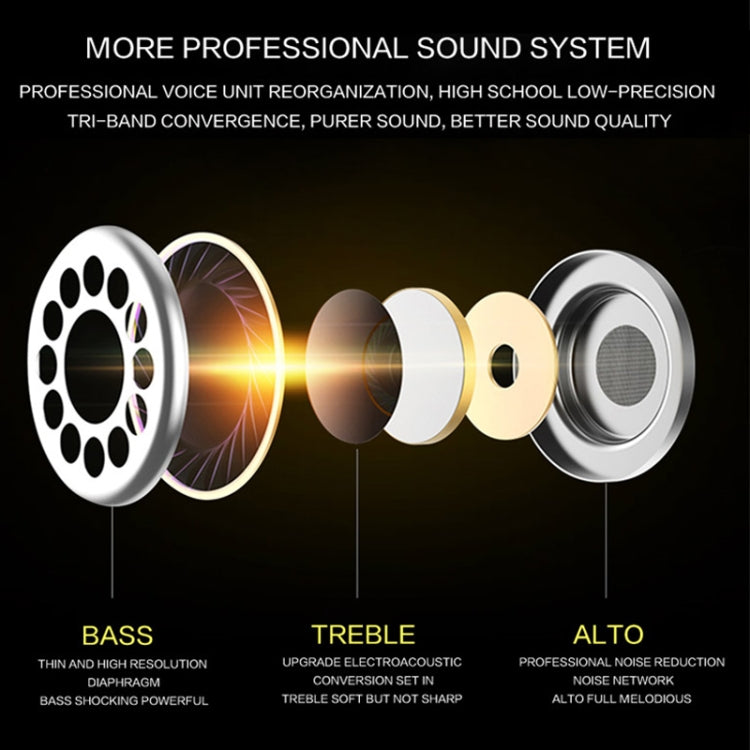 หูฟัง QKZ EQ1 CNC โลหะครีบฉลาม สำหรับกีฬาและฟังเพลง, รุ่นมีไมโครโฟน