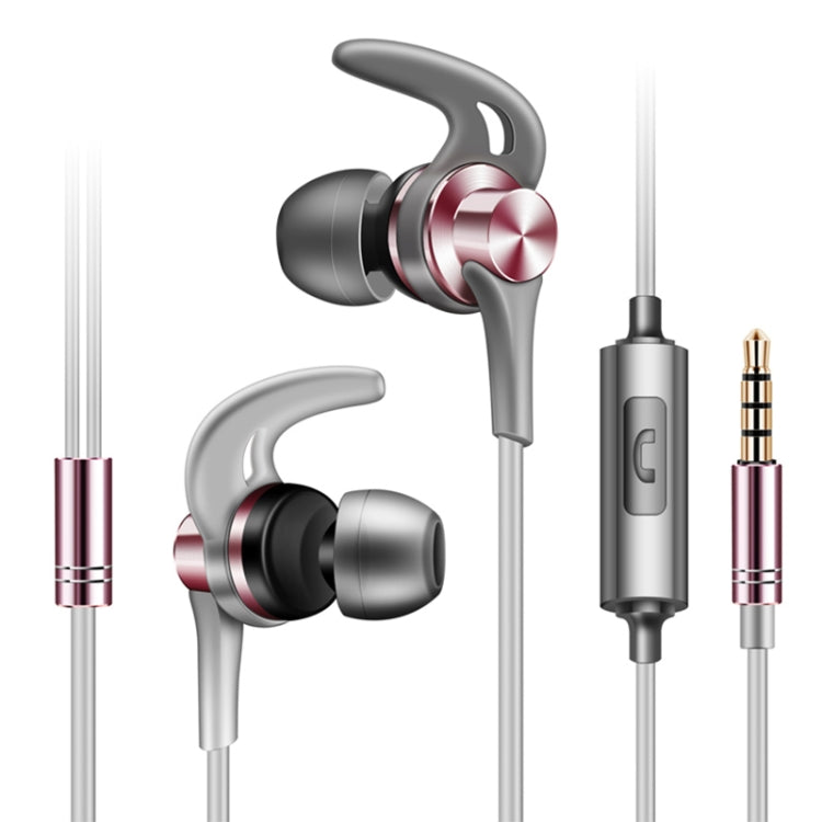หูฟัง QKZ EQ1 CNC โลหะครีบฉลาม สำหรับกีฬาและฟังเพลง, รุ่นมีไมโครโฟน