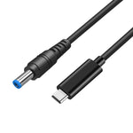 สายชาร์จพาวเวอร์แล็ปท็อป HP USB-C / Type-C เป็น 4.5 x 3.0 มม. ความยาวสายประมาณ 1.5 เมตร Type-C เป็น 4.5 x 3.0 มม.