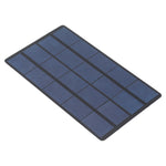 โมดูลเซลล์แผงโซลาร์เซลล์ DIY แบตเตอรี่พลังงานแสงอาทิตย์ 5V 3W 600mAh ขนาด: 110 x 190 มม., 5V 3W 600mAh 110 x 190 มม.